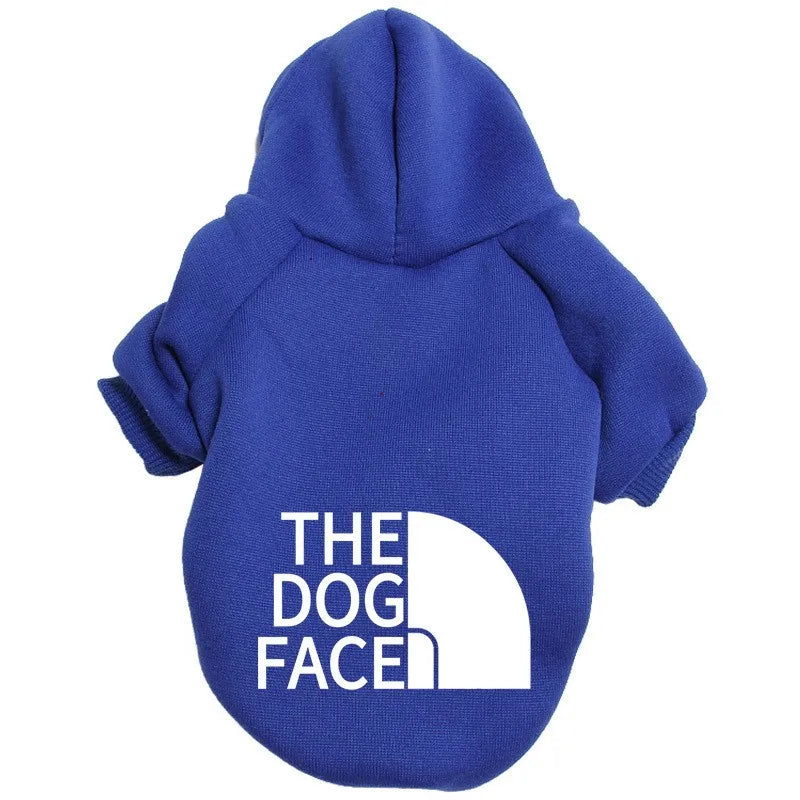 Pet Clothing Warm Autumn and Winter Hooded Sweater The Dog Face Gold Fur Big Dog Clothing Large Dog Clothing
