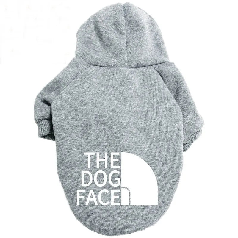 Pet Clothing Warm Autumn and Winter Hooded Sweater The Dog Face Gold Fur Big Dog Clothing Large Dog Clothing