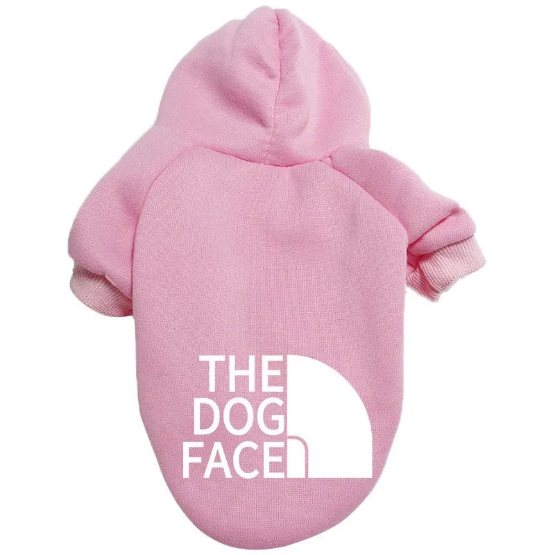 Pet Clothing Warm Autumn and Winter Hooded Sweater The Dog Face Gold Fur Big Dog Clothing Large Dog Clothing