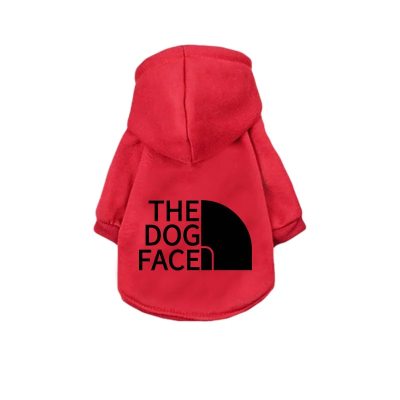 Pet Clothing Warm Autumn and Winter Hooded Sweater The Dog Face Gold Fur Big Dog Clothing Large Dog Clothing